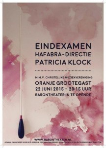 Poster eindexamen Patricia