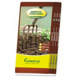 Tuinaarde, 3 zakken a 40 liter