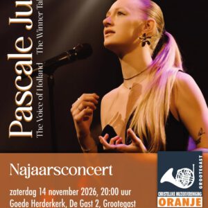Entreebewijs najaarsconcert met Pascale Kuiper